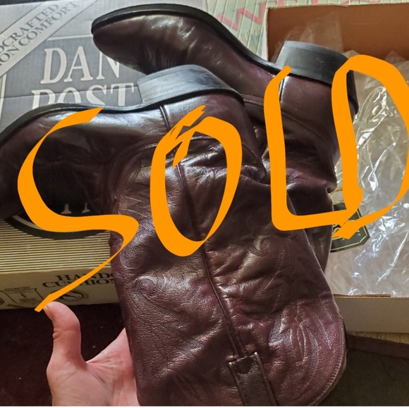 Dan Post COWBOY BOOTS. 12EX-WIDE